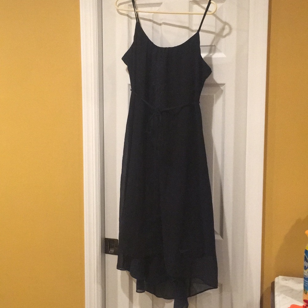 A pea in the pod Navy occasion dress